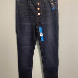 Girls' Skinny Jeans, Size 14 Slim “Jordache Super Skinny” Dark Jeans, High‎ Rise